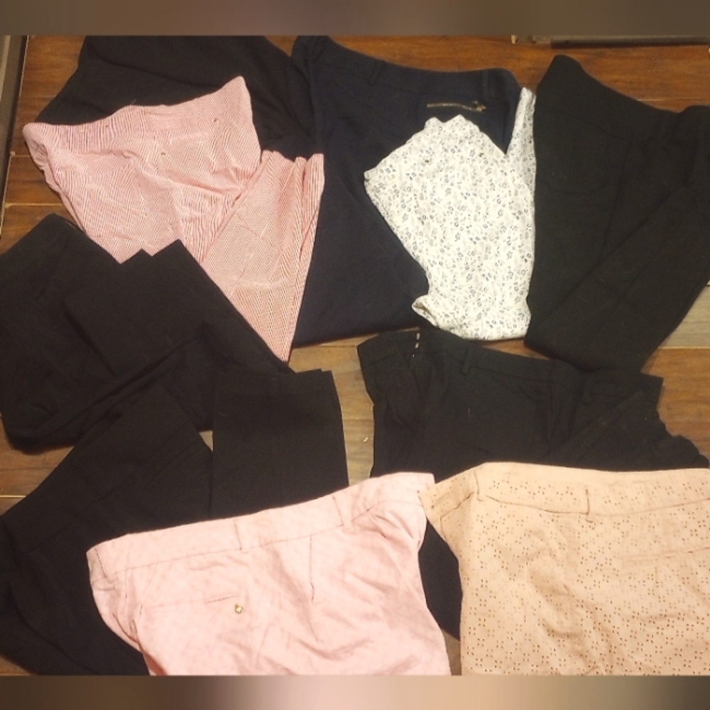 10 pairs size 12 dress capris and Bermuda shorts!